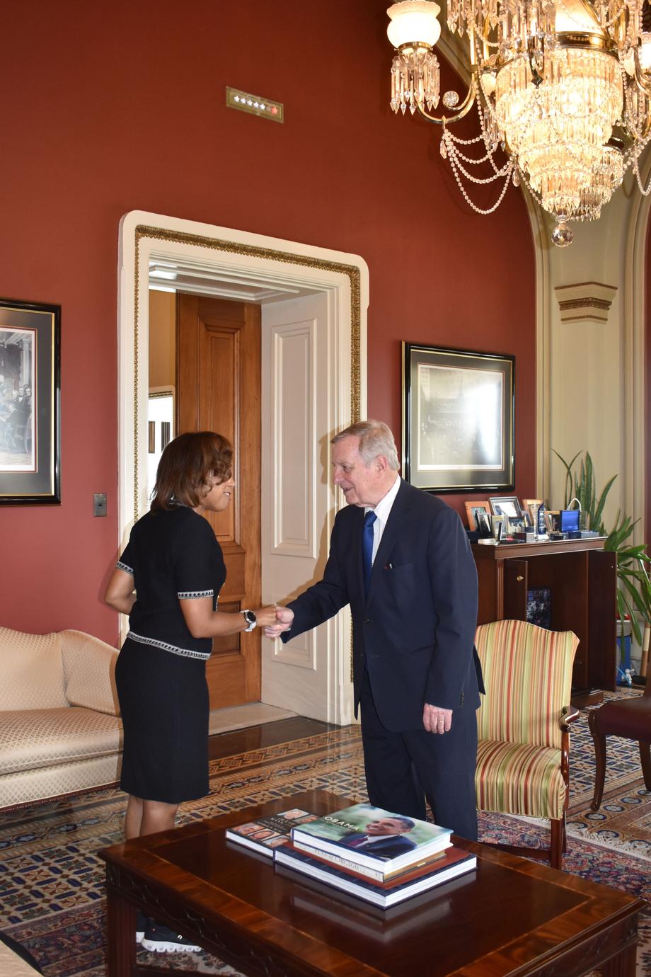 DURBIN MEETS WITH METROPOLITIAN WATER RECLAMATION DEPARTMENT
